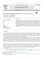 Measuring macroeconomic uncertainty: A cross-country analysis