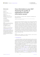 How informative is your XAI? Assessing the quality of explanations through information power