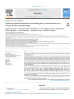 Exploring regional inequities in food safety practices and food security in Italy: A cross-sectional study