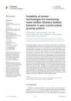 Suitability of sensor technologies for monitoring water buffalo (Bubalus bubalis) behavior in year-round coastal grazing systems