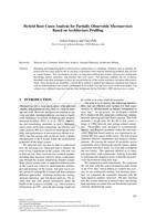 Hybrid Root Cause Analysis for Partially Observable Microservices Based on Architecture Profiling