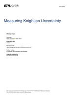 Measuring Knightian Uncertainty