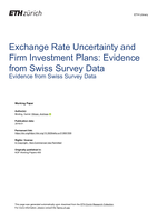 Exchange Rate Uncertainty and Firm Investment Plans: Evidence from Swiss Survey Data