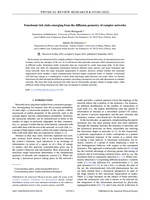Functional rich clubs emerging from the diffusion geometry of complex networks