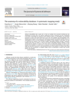 The anatomy of a vulnerability database: A systematic mapping study