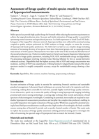 Assessment of forage quality of multi-species swards by means of hyperspectral measurements