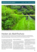 Hecken als Abdriftschutz