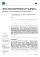 Variation in Growth, Morphology, and Fungicide Sensitivity Among Monilinia Species from South Tyrol’s Alpine Orchards