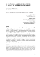 De-costruire il razzismo: Percorsi per la scuola secondaria di primo grado
