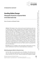 Unveiling Hidden Changes: Ethnographic Perspectives on Agrarian Worlds in the Italian Eastern Alps