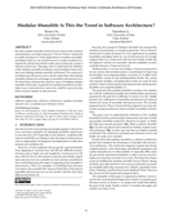 Modular Monolith: Is This the Trend in Software Architecture?