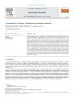 A framework for binary classification evaluation metrics