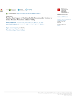Positive-Sum Impact of Multistakeholder Recommender Systems for Urban Tourism Promotion and User Utility