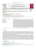 Kinematic redundancy resolution in robotic systems for energy efficiency