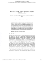 What makes a trophy hunter? An empirical analysis of Reddit discussions