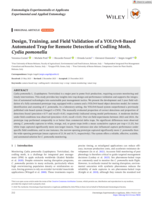 Design, Training, and Field Validation of a YOLOv8‐Based Automated Trap for Remote Detection of Codling Moth, Cydia pomonella