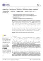 Assessing Evolution of Microservices Using Static Analysis