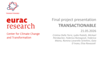 TRANSACTIONABLE Report: Presentation of the project and key results