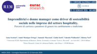 Imprenditrici e donne manager come driver di sostenibilità sociale nelle imprese nel settore hospitality: Percorsi di carriera e paradossi di genere tra cambiamento e tradizione