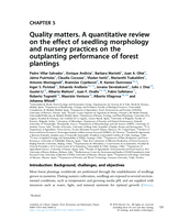 Quality matters: A quantitative review on the effect of seedling morphology and nursery practices on the outplanting performance of forest plantings
