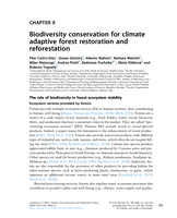 Biodiversity conservation for climate adaptive forest restoration and reforestation