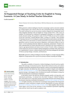 AI-Supported Design of Teaching Units for English to Young Learners: A Case Study in Initial Teacher Education