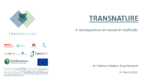 TRANSNATURE: A Retrospective on Research Methods