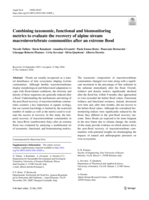 Combining taxonomic, functional and biomonitoring metrics to evaluate the recovery of alpine stream macroinvertebrate communities after an extreme flood