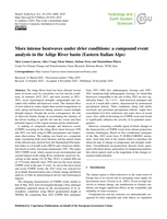 More intense heatwaves under drier conditions: a compound event analysis in the Adige River basin (Eastern Italian Alps)