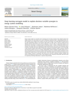 Deep learning surrogate model to explain decision variable synergies in energy system modelling