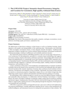 The S-PIC4CHU Project: Semantics-based Provenance, Integrity, and Curation for Consistent, High-quality, and Unbiased Data Science