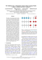 The Validation Gap: A Mechanistic Analysis of How Language Models Compute Arithmetic but Fail to Validate It