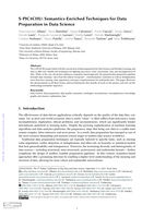 S-PIC4CHU: Semantics-Enriched Techniques for Data Preparation in Data Science