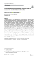 A three-way dynamic panel threshold regression model for change point detection in bioimpedance data