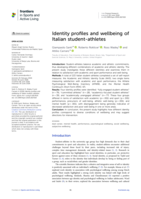 Identity profiles of Italian student-athletes and their levels of well-being
