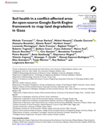 Soil health in a conflict-affected area: An open-source Google Earth Engine framework to map land degradation in Gaza