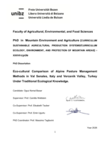 Eco-cultural Comparison of Alpine Pasture Management Methods in Val Senales, Italy and Vercenik Valley, Turkey Under Traditional Ecological Knowledge