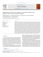 Modelling the individual in the aggregate: A quantitative analysis of user behaviour impact on urban energy consumption