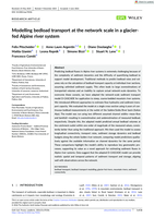 Modelling bedload transport at the network scale in a glacier-fed Alpine river system