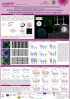 A glass-based microfluidic MEA platform for non-invasive, scalable electrophysiology of human neural organoids