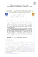 Misconceptions in&nbsp;Finite-Trace and&nbsp;Infinite-Trace Linear Temporal Logic