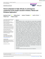 Human adaptation to high-altitude: A contemporary comparison of the oxygen cascade in Andean, Tibetan and Ethiopian highlanders