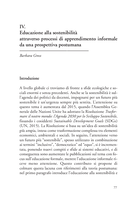 Educazione alla sostenibilità attraverso processi di apprendimento informale da una prospettiva postumana