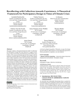 Recollecting with Collectives towards Coexistence: A Theoretical Framework for Participatory Design in Times of Climate Crises