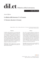 La didattica della letteratura L1 in Germania
