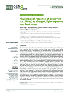 Physiological response of grapevine (cv. Shiraz) to drought, light exposure and heat stress