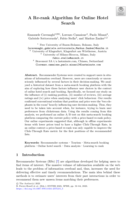 A Re-rank Algorithm for&nbsp;Online Hotel Search