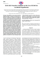 ELSO 2025 Narrative Guideline on the Use of ECMO for Accidental Hypothermia