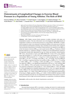 Determinants of Longitudinal Changes in Exercise Blood Pressure in a Population of Young Athletes: The Role of BMI
