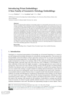 Introducing Prism Embeddings: A New Family of Geometric Ontology Embeddings